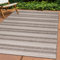 Carpettex Outdoor Teppich Wetterfest 120 x 170 cm Sisal Optik Beige - Ideal für Balkon, Garten, Terrasse und als Küchenteppich - In&Out Teppich Waschbar, Flachgewebe, Pflegeleicht, Vintage Design