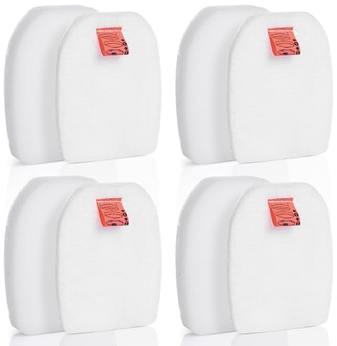 Sansoak Ersatzfilter-Set IZ400 IZ420 für Shark Stratos DuoClean Akku-Stabstaubsauger IZ400EU IZ400EUT IZ420EU IZ420EUT, 4 Stück