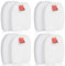 Sansoak 4Pack Replacement Spare Filters Kit IZ400 IZ420 for Shark Stratos DuoClean Cordless Stick Vacuum Cleaner IZ400UK IZ400UKT IZ420UK IZ420UKT