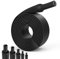 Lsnisni 3:1 Guaina Termorestringente Ø7,9/15,4/19,1/30/40mm, Tubo Termoretrattile con Adesivo 2m, Guaine Termoretrattile Nero (Ø7,9mm 2m)