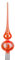 Navidacio Weihnachtsbaumspitze | Groß 35cm in Hochglanz Orange Baumspitze Spitze Tannenbaumspitze Christbaumspitze Weihnachtsbaum Christbaum Tannenbaum Christmas Tree Top