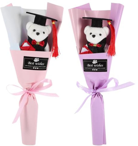 YCFAIIKG Orsetti di laurea di peluche Bouquet