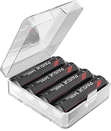 4er-Pack 3,7V 3600mAh Akku für Powerbank, Neuer 0-Zyklus NI-MH Hohe Kapazität Batterien, Flache Spitze mit Ladegerät