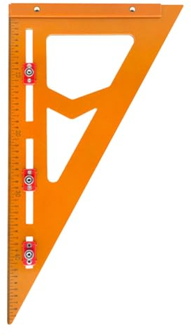 Saker Positionierungsdreieck-Lineal | 2-in-1 Dreiecks-Lineal Winkelmesser | 3D-Mehrwinkel-Messlineal | Markierungslineal für Ingenieur Tischler | Lochpositionierung Präzisionsmarkierungslineal