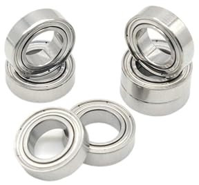 Aqxymju 10 Stück Edelstahllager S682 S683ZZ S684ZZ S685ZZ S686ZZ S687 S688 S689ZZ(Color:S687 7x14x5mm)
