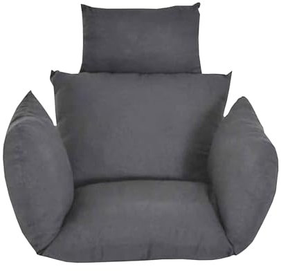 Hängekorb Hängestuhl Rückenkissen Kissen für Hängesessel rundes Sitzkissen Kissen für Hängeschaukel Hängesitz Dekokissen für drinnen und draußen bequemes Hängesesselkissen