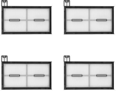 BeiLan Ersatzteile, kompatibel mit Eufy Clean X8 Pro Saugroboter, 4 Filter, handwaschbar und wiederverwendbar, Ersatzzubehör, 4 Stück