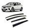 CarJoy Windabweiser Luftabweiser Regenabweiser Seitenfensterabweiser Kompatibel mit Renault Clio 5 BJA 2020-2024 Autofenster Regenschutz Regenabweiser Anklebbare Deflektoren 4 Stück