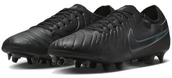 Nike Legend 10 Pro FG, Zapatillas de fútbol Hombre, Black/Black/Deep Jungle, 40 EU