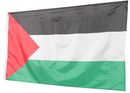 Palästina Gartenflagge 90x150cm aus Polyester, Farbbeständig