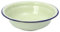 Cuenco esmaltado para mezclar ensaladas, recipientes de alimentos, cuenco de sopa vintage, cuenco para mezclar ensaladas, recipientes de alimentos para vajilla, cuencos de comida vintage (24 cm,