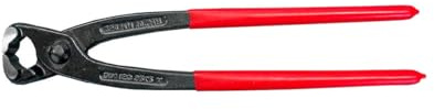 Tenaza rusa de 280 mm con mango plastificado, ideal para sujetar, torcer y manipular materiales durante trabajos de mecánica y bricolaje.