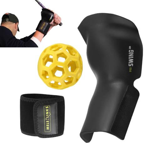 Golf Swing Trainer Ball, Golf Grip Training Aids, Golf Assistant Wrist Trainer For Golfer Beginner, Posture Corrector With Corrective Wristband And Smart Ball, Golf Swing Posture Correction Practice