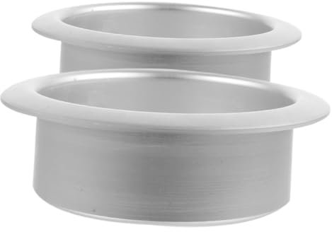 SWOOMEY 2 Piezas Posavasos De Acero Inoxidable Portavasos Metalico Soporte De Ventosa para Yate Portavasos Reclinable Portavasos con Asas Reclinables Portavasos para Aluminio Silver