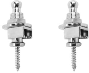 2 Stück Security Locks Gitarre,Gitarrengurtknopf,Gitarrengurt KnöPfe,Gitarrengurt SchlöSser,Gitarren-Sicherheitsschloss für Akustikgitarre, Klassische Gitarre, E-Gitarre, Bass,Ukulele