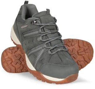Mountain Warehouse Direction II Womens Waterproof Shoes - Synthetic Mesh Upper Ladies Footwear, EVA Cushioning, Great Grip - Spring Summer, Hiking, Camping Khaki Adult Shoe Size 5