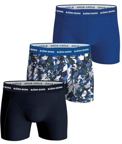 Bjorn Borg Cotton Comfort Stretch Boxer 3 Pack Small (Multi)