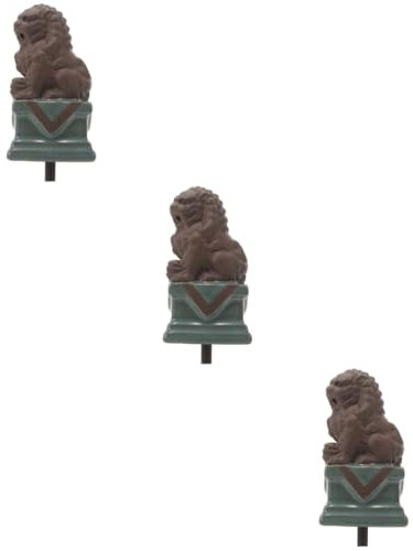 Yardwe 3St Zierbrunnen für Fischteich Pumpe für Katzenbrunnen Brunnenpumpe für Schwimmbecken Luftfontänenpumpe wassersteckdosen brunnenkresse deko Umlaufbrunnenlöwe Wasserfontäne Keramik