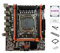 Vjsujehgy Placa Base X99E + CPU E5 2678 V3 + Soporte de Grasa Térmica 4XDDR4 RECC RAM PCIEX16 NVMe Tarjeta LAN Gigabit Placa Base de Escritorio