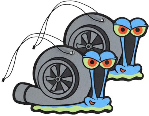 2er Set Tuning Lufterfrischer Duftbaum fürs Auto Air Freshener Design Duft Anhänger (2x Turbo Schnecke)