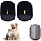 Vauki 2 Stück Fellmagnet Handschuhe für Katzen & Hunde - Elektrostatische Fellpflege Handschuh mit Massage-Noppen, Hypoallergen & Wiederverwendbar (Haarentfernung bei Bürsten & Streicheln)-A