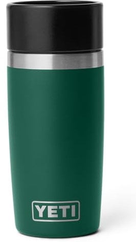 YETI Rambler Reiseflasche, Vakuumisolierter Edelstahl Mit Commuter Verschluss, Black Forest Green, 12 oz (355 ml)