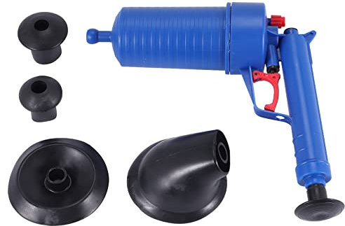 Fuhjythy Air Power Drain High Pressure Powerful Manual sink Plunger Opener cleaner pump for Bath Toilets Bathroom Shower kitchen Clogged Pipe Bathtub