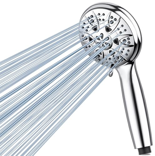 dothnix High Pressure Shower Heads with 5 Spray Modes, Powerful Flow Rain Shower Head for Low Water Pressure
