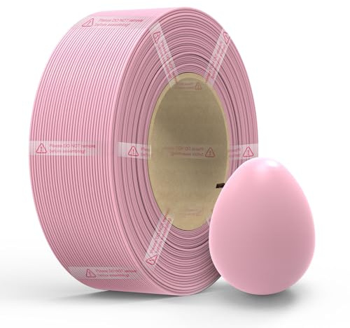 NextShapes PETG Filament Refill Blütenrosa, 1kg Ohne Spule | 1,75mm ± 0,02mm, Vakuum + Trockenmittel, Hoher Glanz, Hochzäh, für Bambu Lab AMS/AMS Lite 3D Drucker
