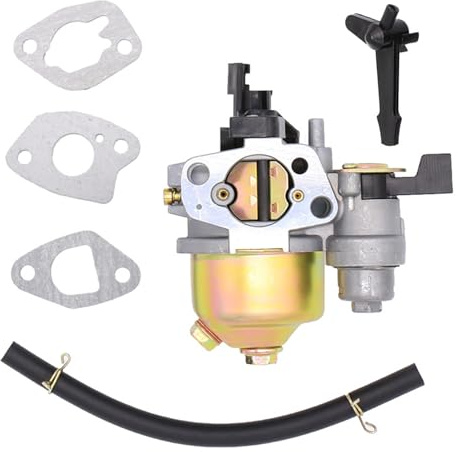INNAL Carburateurs 168F pour Honda GX160/200 163/196 cc Pompe à eau Moteur | 168F Carburateur Kit avec 3 Joints et 1 Durite
