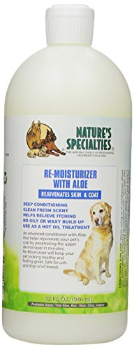 Nature's Specialties Aloe Re-Moisturizer Conditioner für Hunde - Spendet Feuchtigkeit und Pflegt - Lindert Juckende & Gereizte Haut - Ideal für Empfindliche Haut - Babypuder-Duft, 946ml