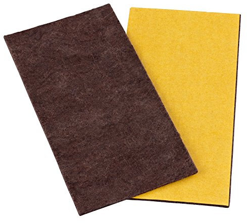 haggiy Filzgleiter - Filzplatten selbstklebend, 3,0 mm stark, braun, DIN A4 (210 x 297 mm)