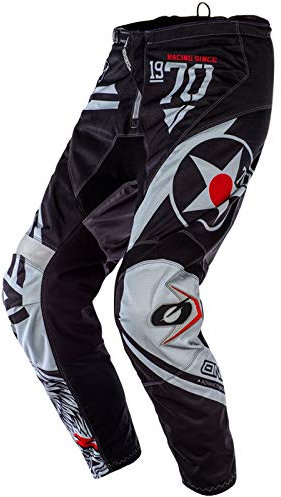 O'Neal Unisex O'Neal Element Warhawk Trail MTB FR, E010, Farbe Schwarz Grau, Größe 30 Hose, Negro/Gris, 30