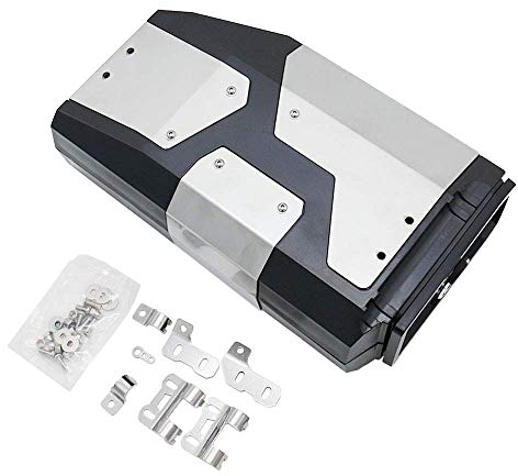 Carrfan Caja de Herramientas de la Motocicleta Soporte Lateral Izquierdo Caja de Aluminio para BMW R1250GS R1200GS LC & Adventure 2002 2008 2018