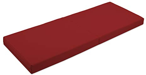 Gutekissen® Weichbodenmatte Gymnastikmatte Turnmatte Fitnessmatte Faltmatratze 2 EKO MAT (170x85x5, Rot)