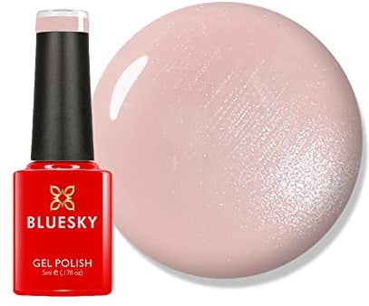 Bluesky Gel-Nagellack, Bare Lingerie 80564, Nude, Pink, langlebig, splitterfest, 5 ml (Trocknen unter UV-LED-Lampe erforderlich)