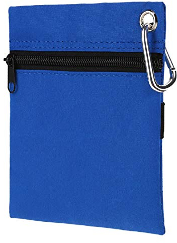 Tee-Tasche, Golfball-Halter, Golf-Tee-Tasche mit Reißverschluss, Tee Ball-Aufbewahrungstasche mit Haken, Golf-Zubehör für Golf-Enthusiasten