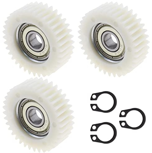 OTOTEC 3 pezzi Ingranaggi planetari con motore con mozzo ruota per bici elettrica da 36 denti con cuscinetto Compatibile con Bafang Il motore Ingranaggio motore in nylon da 38 mm di diametro