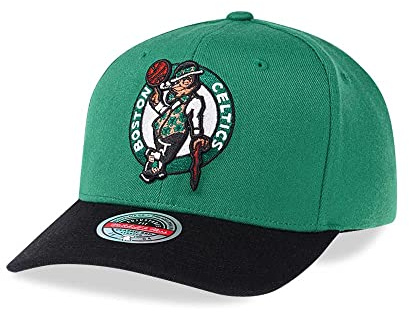 Mitchell & Ness Boston Celtics Two Tone Red Line Solid Flex Snapback Cap
