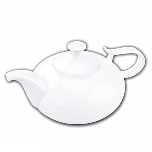Wilmax Olivia Teapot, Porcelain Teapot, For Coffee, For Tea, Scratch-Resistant, For Dishwasher, For Microwave, Capacity: 850 ml