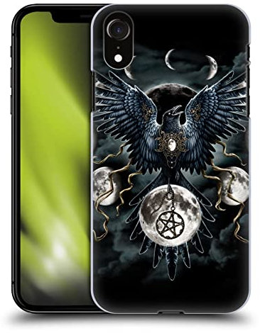 Head Case Designs Offizielle Sarah Richter Gotischer Schwarzer Rabe Tiere Harte Rueckseiten Handyhülle Hülle Huelle kompatibel mit Apple iPhone XR