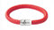 Paris Montana Das Original Sylt Surfer Gravur Unisex Segeltau Armband Paracord Geflochten Handmade Hochwertiger Magnetverschluss 8mm Durchmesser (Sylt-Waves (Rot), 24.00)