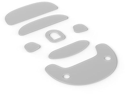 ENDGAME GEAR OP1 Skate-Set, 7 Teile, Enthält große und kleine Skates, Sensor-Skate enthalten, 100% PTFE, Milchig Weiß
