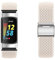KUWAI Band für Fitbit Charge 6 ArmBand Nylon Geflochtenes Loop Band für Fitbit Charge 6 Armband für Herren Damen Rostfreier Stahl Einstellbares Armbänder mit Fitbit Charge 6 ArmBand (L)