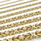 hoplo holzenplotz Königskette Halskette 333, 585 oder 750 Karat Gold Auswahl, Länge:60 cm, Königskette Auswahl:Breite 4.0 mm 585-14 Karat Gold