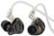 LINSOUL KZ ZS10 PRO 2 In Ear Monitor IEM, 1DD+4BA Hybrid-Ohrhörer mit Kabel, mit 4-Level Tuning Schalter, 3-Wege-Crossover-Gaming-Ohrhörer, versilbertes IEM Kabel (Mit Mikrofon, Schwarz)