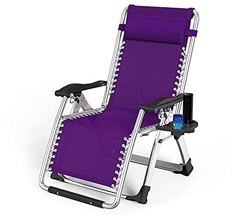 Klappbarer Sonnenliege-Liegestuhl, tragbar, faltbar, für den Außenbereich, Zero-Gravity-Lounge-Stuhl für Garten und Outdoor-Camping, C(D)