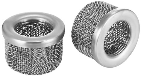 Paquete de 2 filtros de filtro de entrada de bomba 181072 para pulverizadores de pintura sin aire Graco 695, 795, 1095, 1595, 3900, 5900, 750, 1000, 1500, manguera de succión, rosca NPT de 1 pulgada,