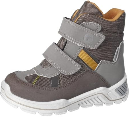 RICOSTA Jungen Winterstiefel Gabris, Kinder Boots, Weite: Weit, lose Einlage, Sympatex, Outdoor-Kinderschuhe, warm, Meteor/Schoko (280), 32 EU