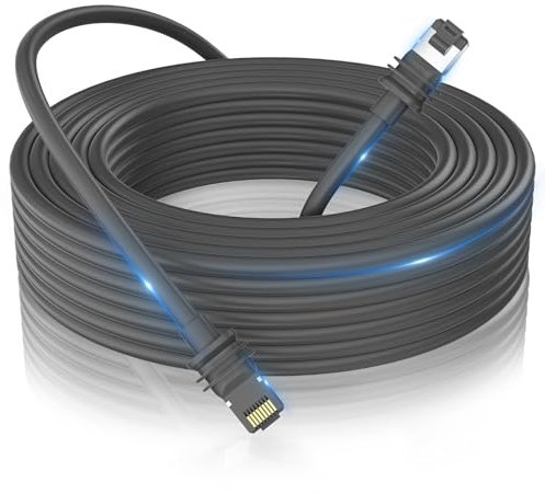 Starlink Gen 3/Starlink Mini Kabel 23M/75FT für Starlink Standard Actuated Gen 3/Strlink Mini, Ersatzkabel Starlink V3 Wasserdicht Starlink-Ethernet-Kabel V3 für Starlink Rectangular Satellite V3